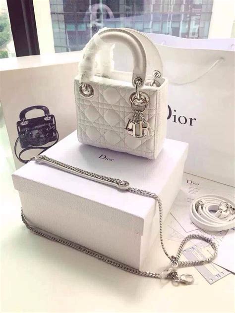 small white lady dior|Lady Dior small price.